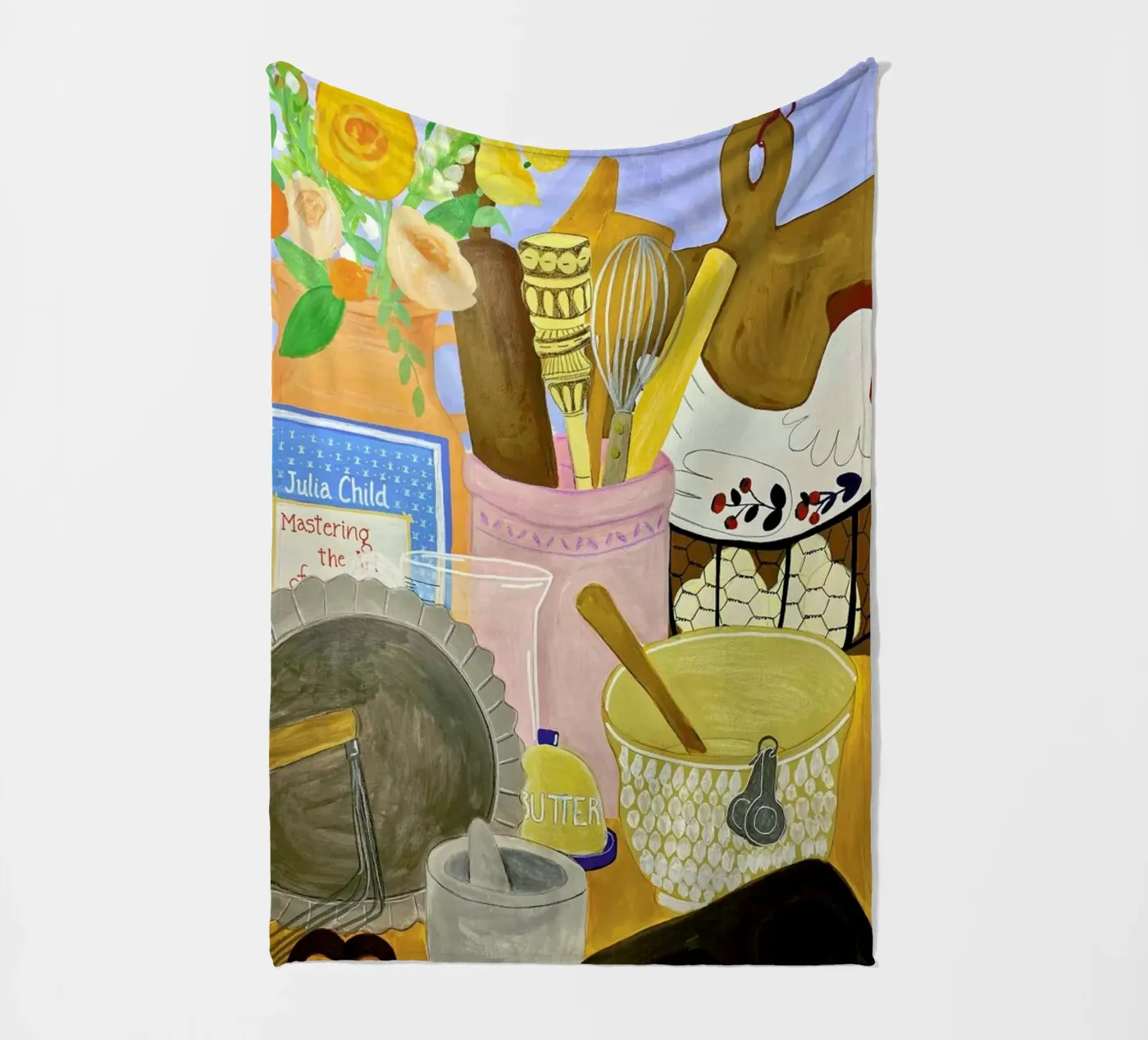 Baking Clutter Fleecedecke von Paloma Kua