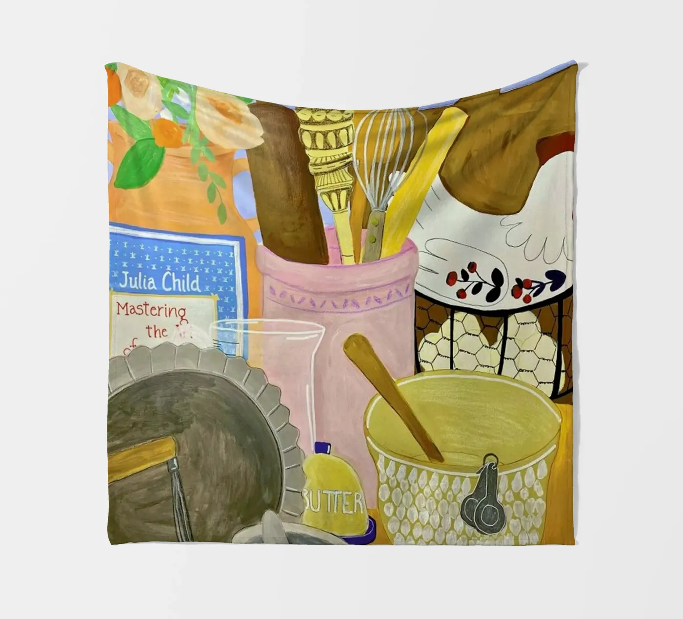 Baking Clutter Fleecedecke von Paloma Kua