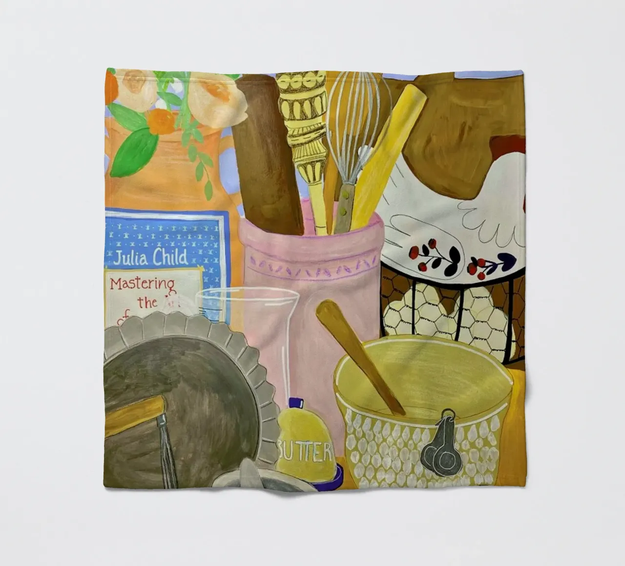 Baking Clutter Fleecedecke von Paloma Kua