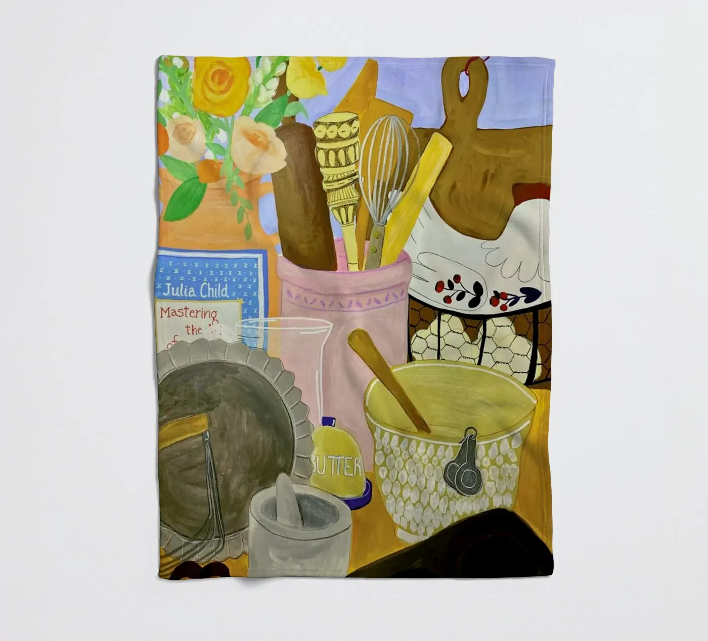 Baking Clutter Fleecedecke von Paloma Kua