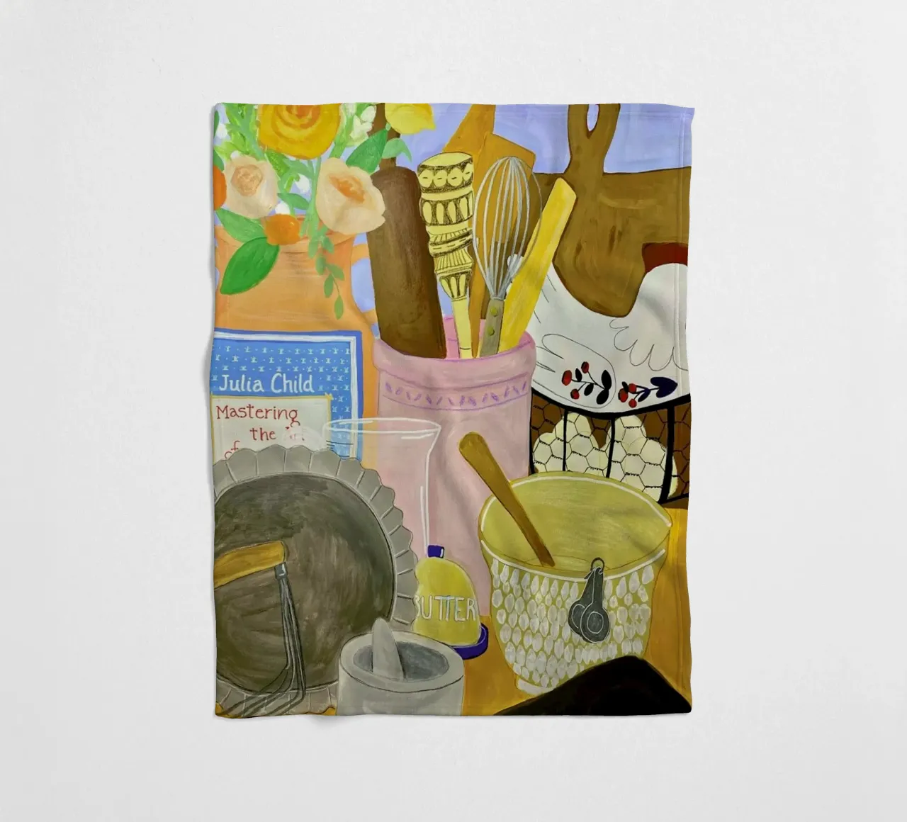 Baking Clutter Fleecedecke von Paloma Kua