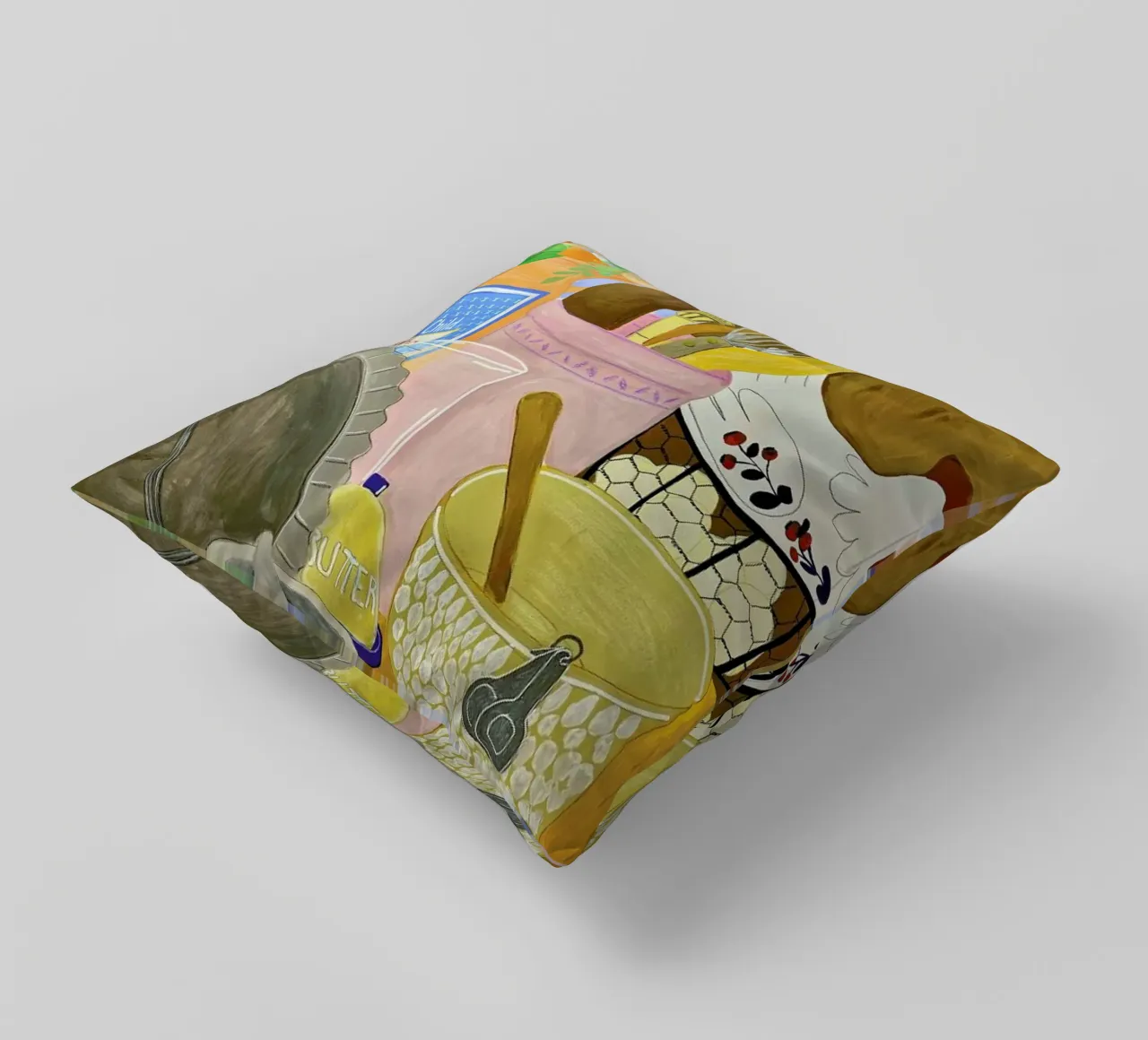 Baking Clutter cuscino da Paloma Kua