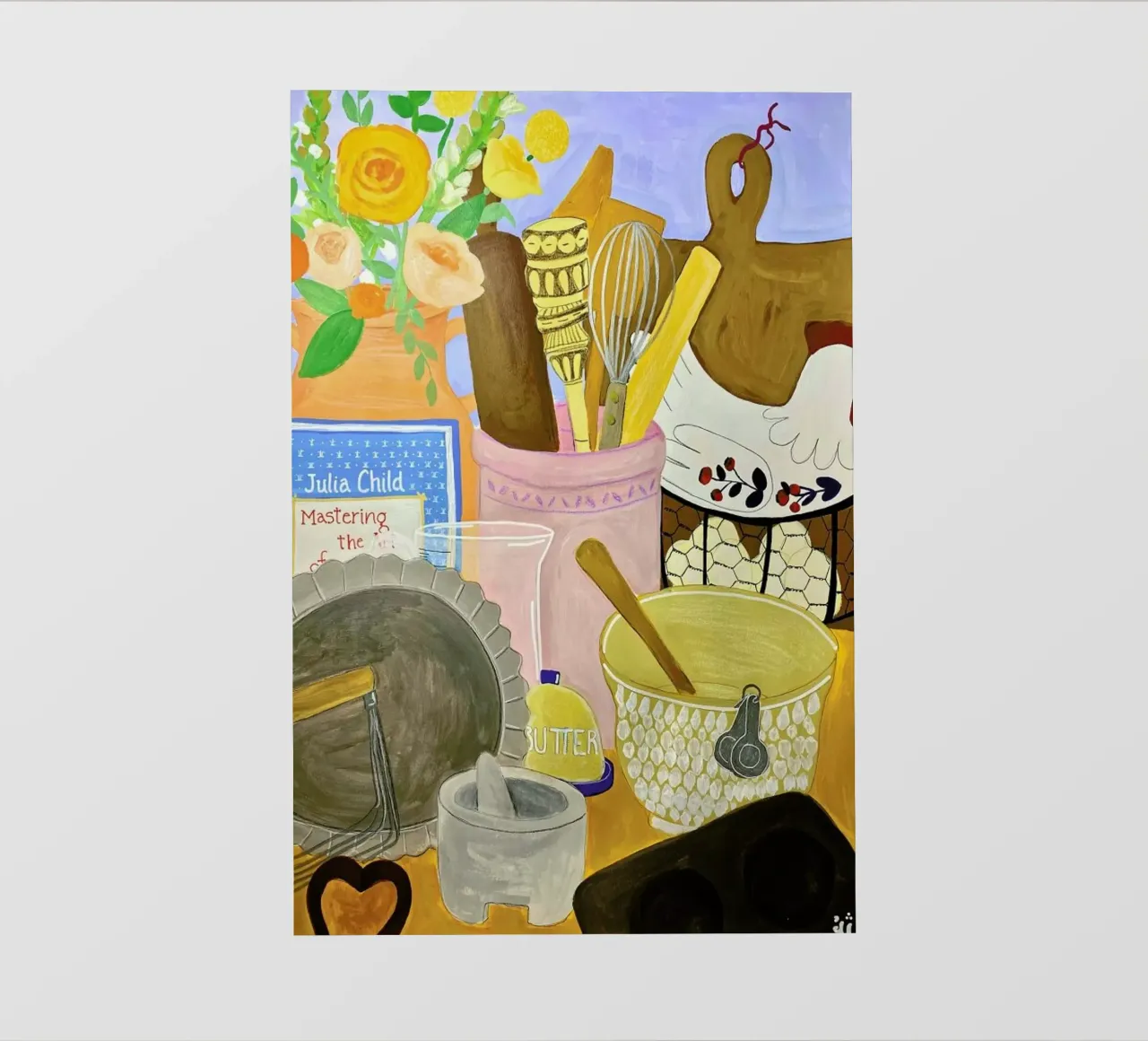 Baking Clutter telo in pvc da Paloma Kua