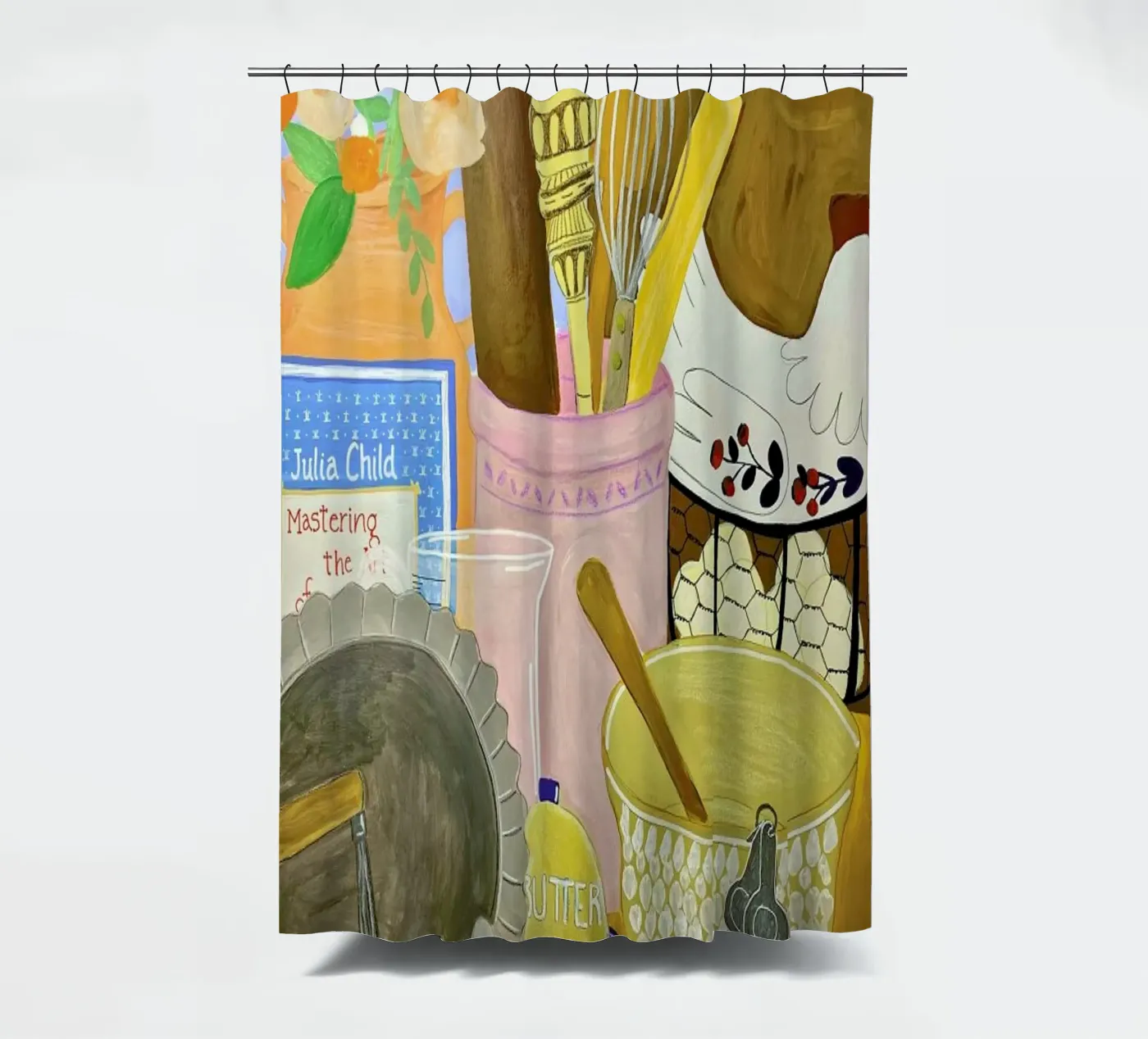 Baking Clutter Duschvorhang von Paloma Kua
