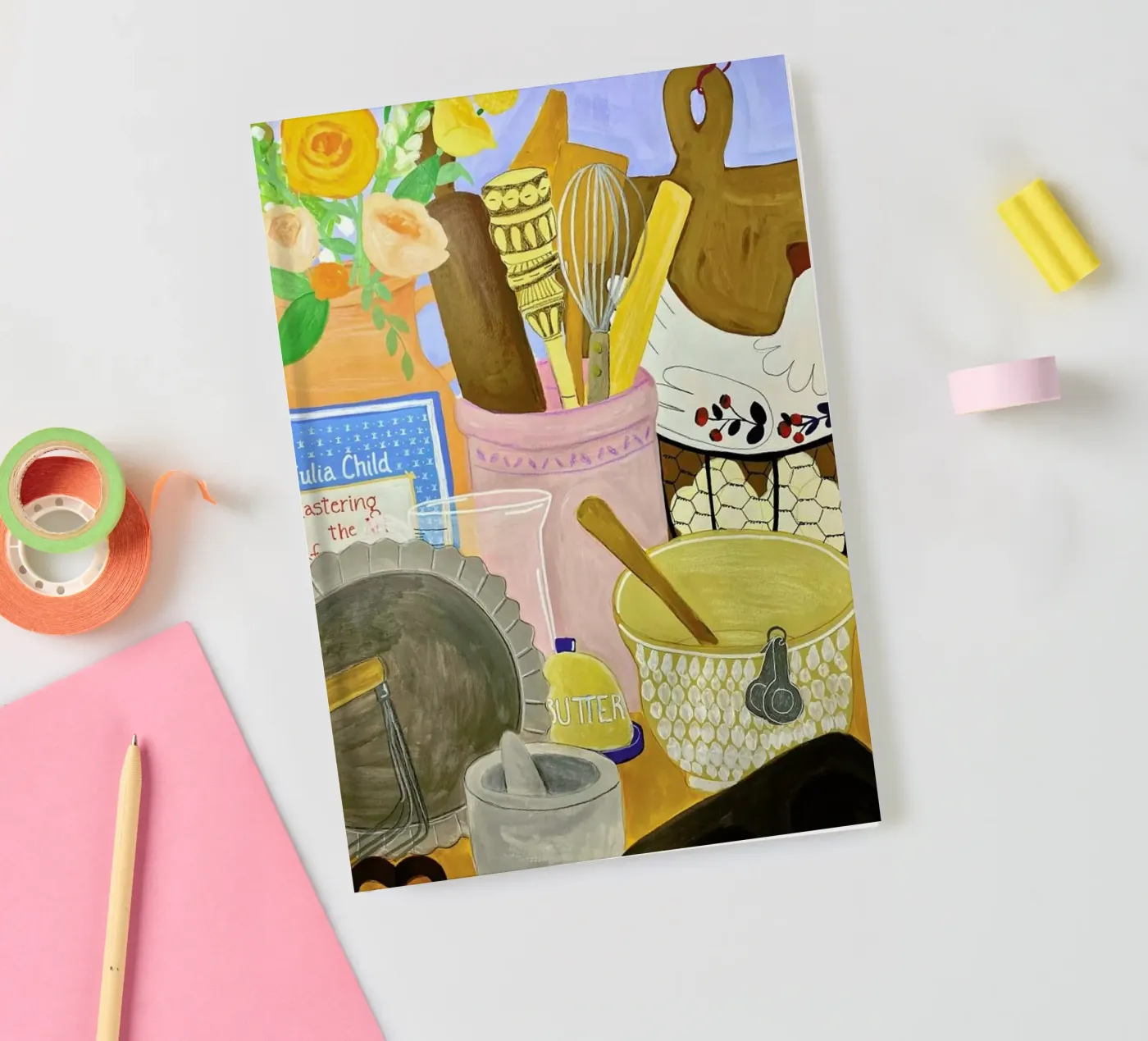 Baking Clutter notebook by Paloma Kua