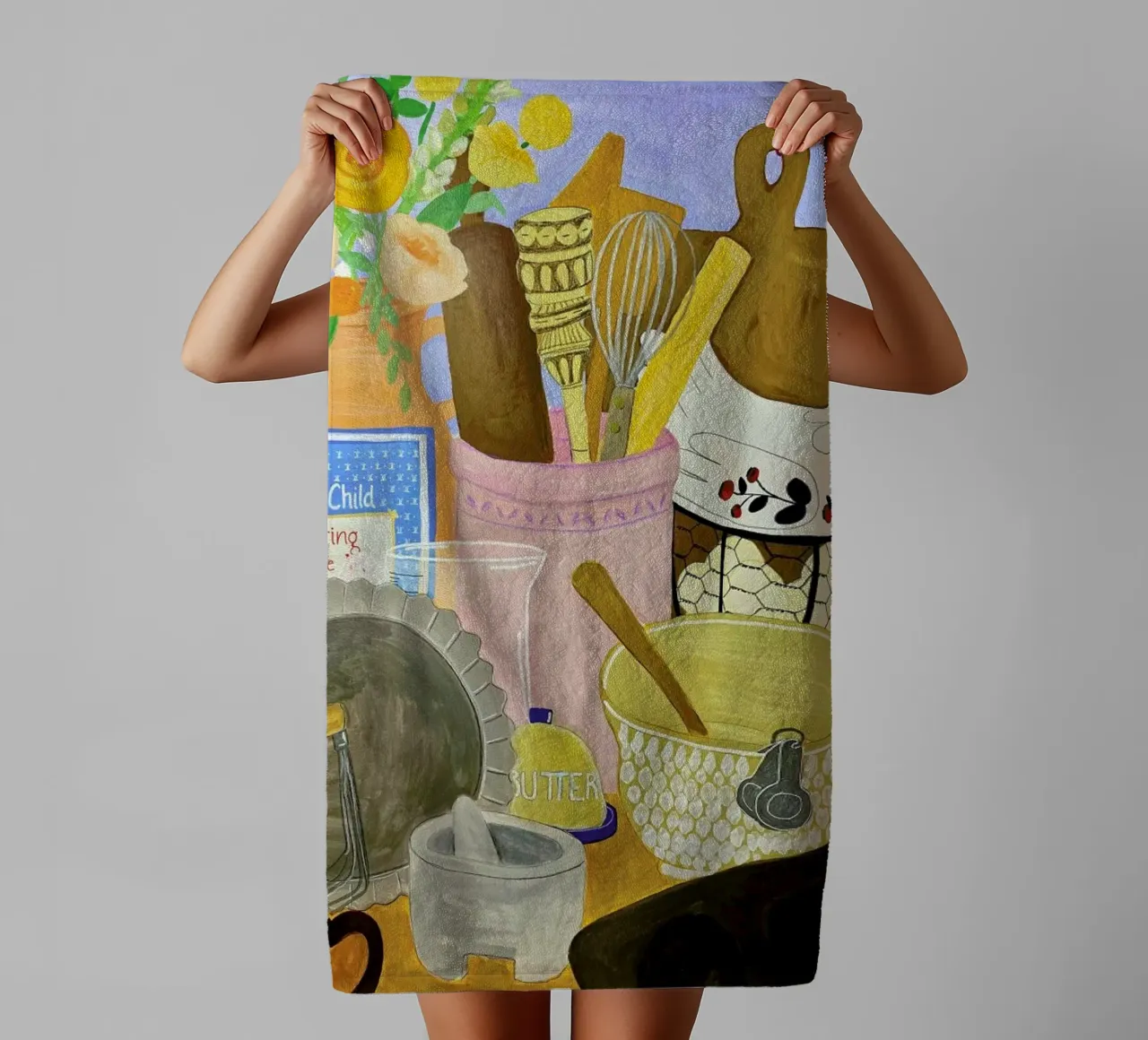 Baking Clutter badhanddoek van Paloma Kua