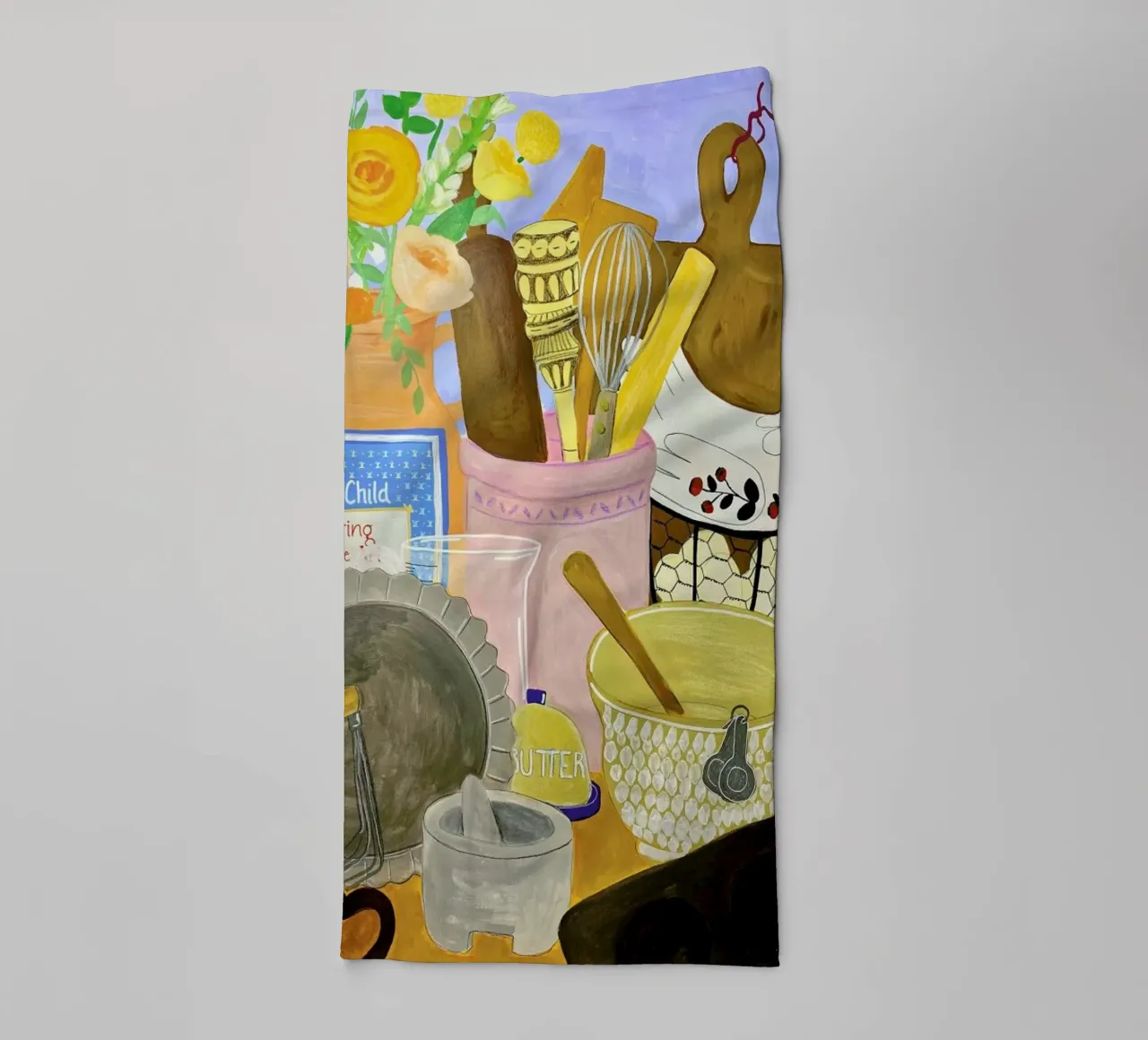 Baking Clutter badhanddoek van Paloma Kua