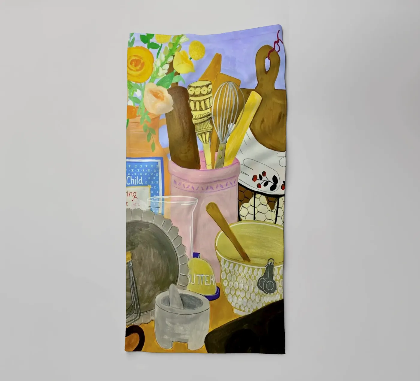 Baking Clutter towel by Paloma Kua