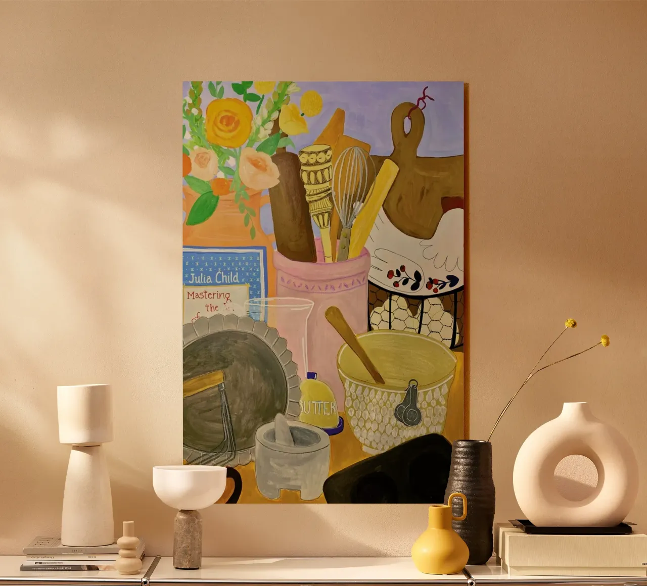 Baking Clutter acrylic glass by Paloma Kua