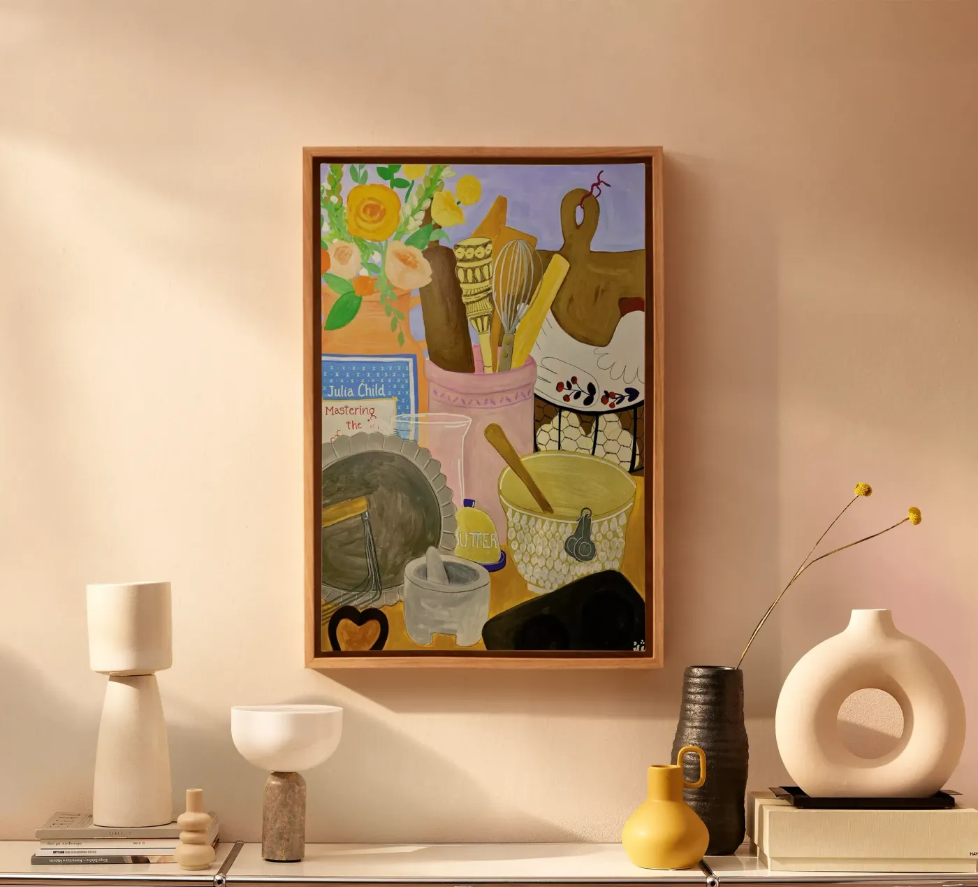 Baking Clutter toile de Paloma Kua