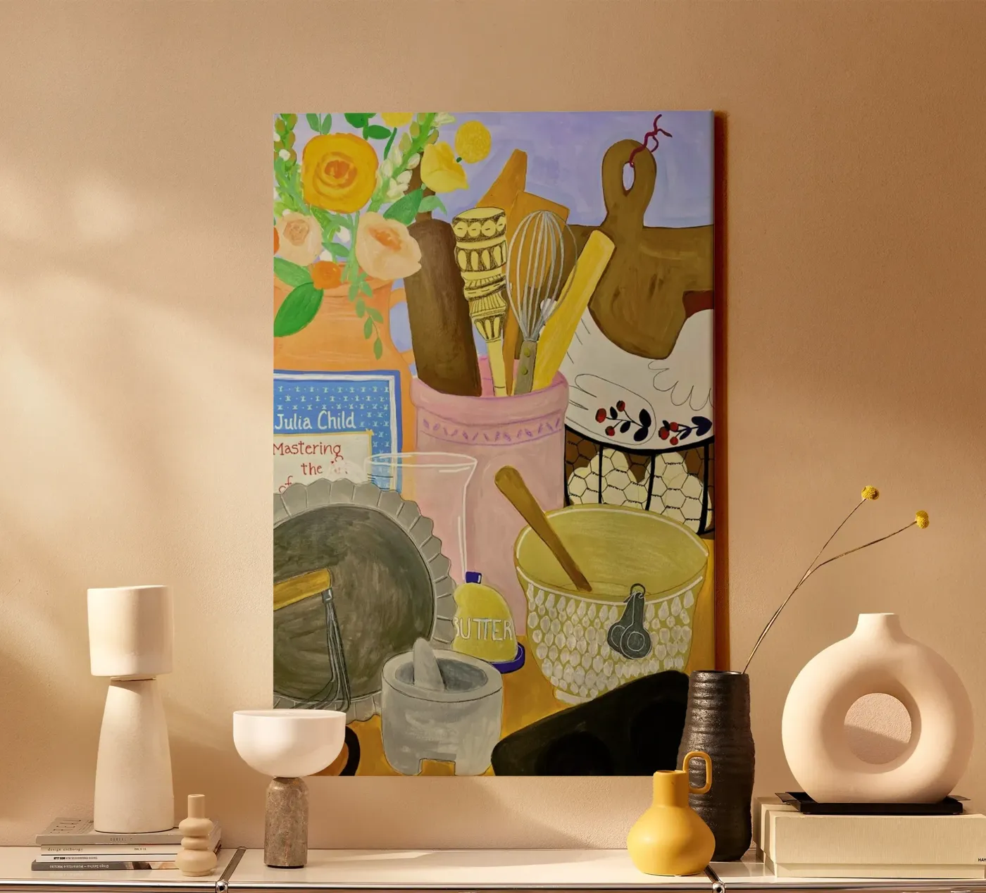 Baking Clutter canvas van Paloma Kua