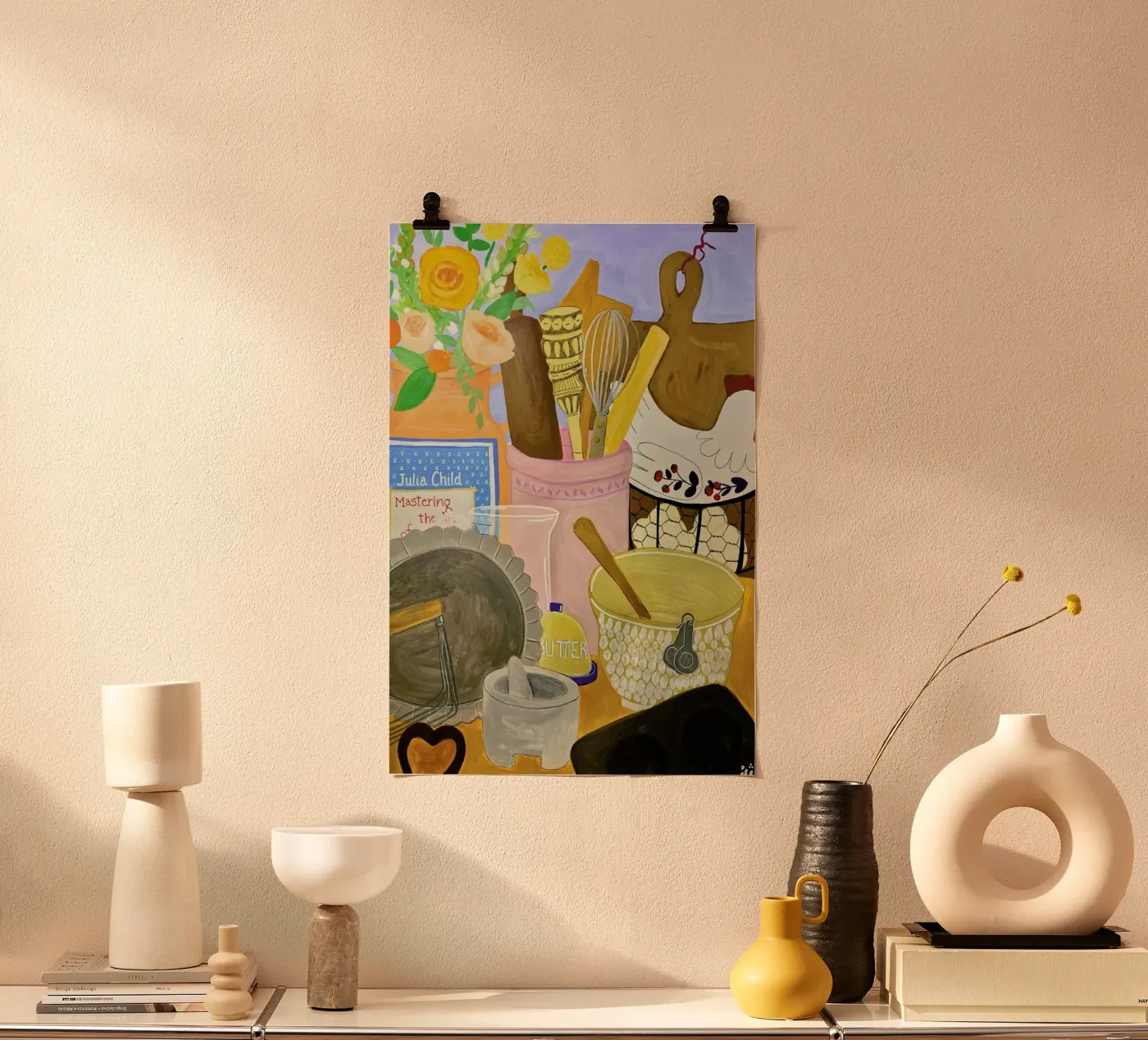 Baking Clutter Poster von Paloma Kua