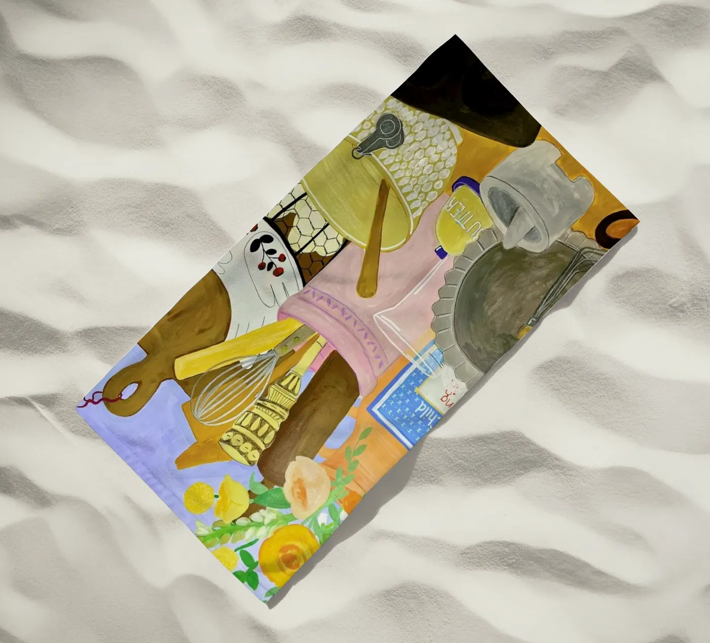 Baking Clutter Strandtuch von Paloma Kua