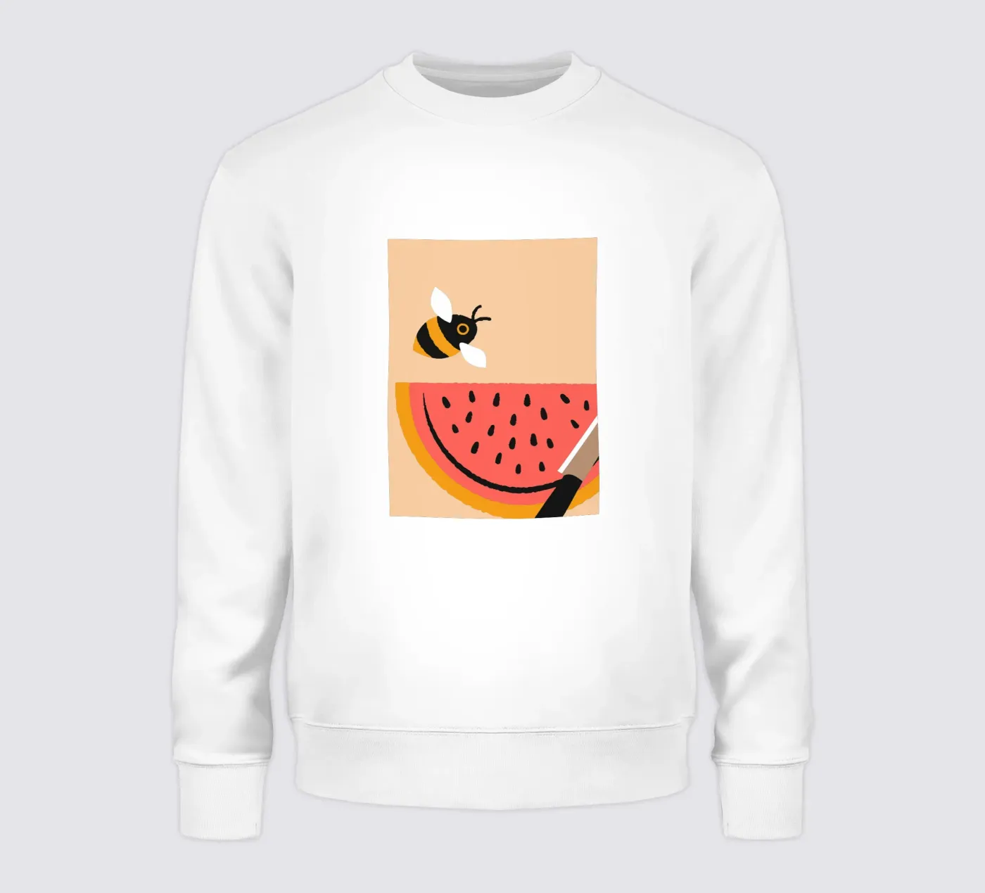 Watermelon and Bees sweat de TRENDY POSTER SHOP