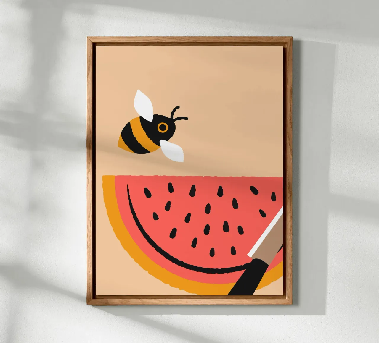 Anguria e api alluminio dibond da TRENDY POSTER SHOP