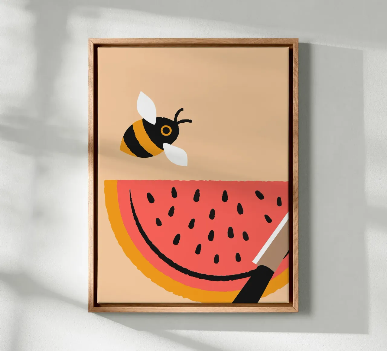 Anguria e api tela da TRENDY POSTER SHOP