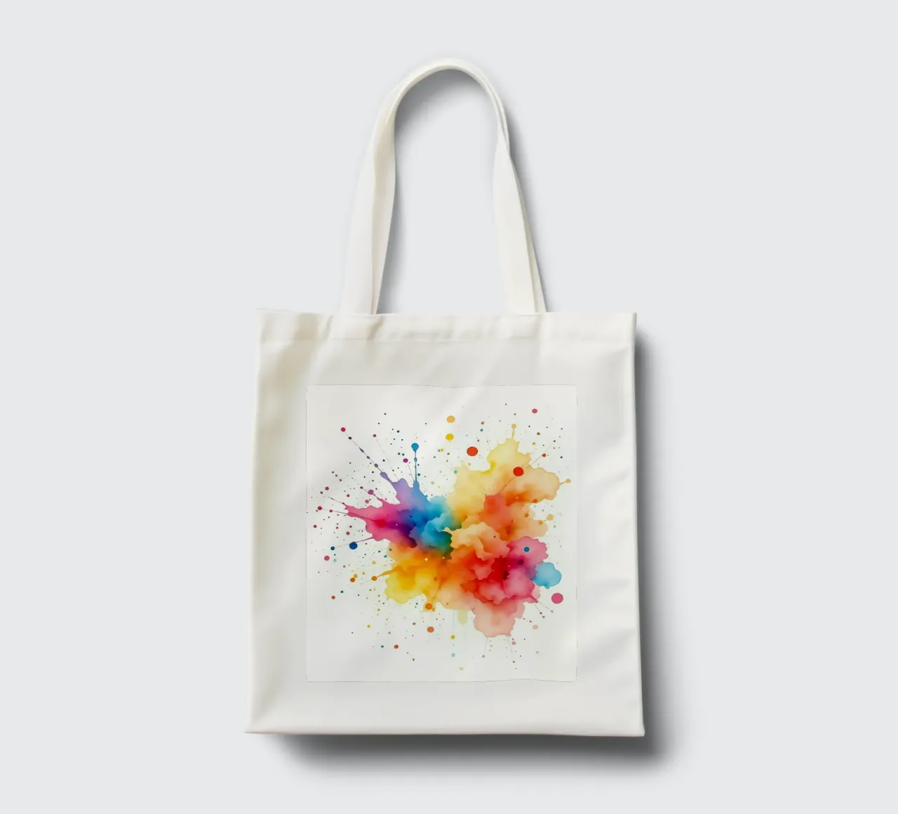 Colore blob_styleA_3 borsa in juta da Farb- und Blütenzauber by LK