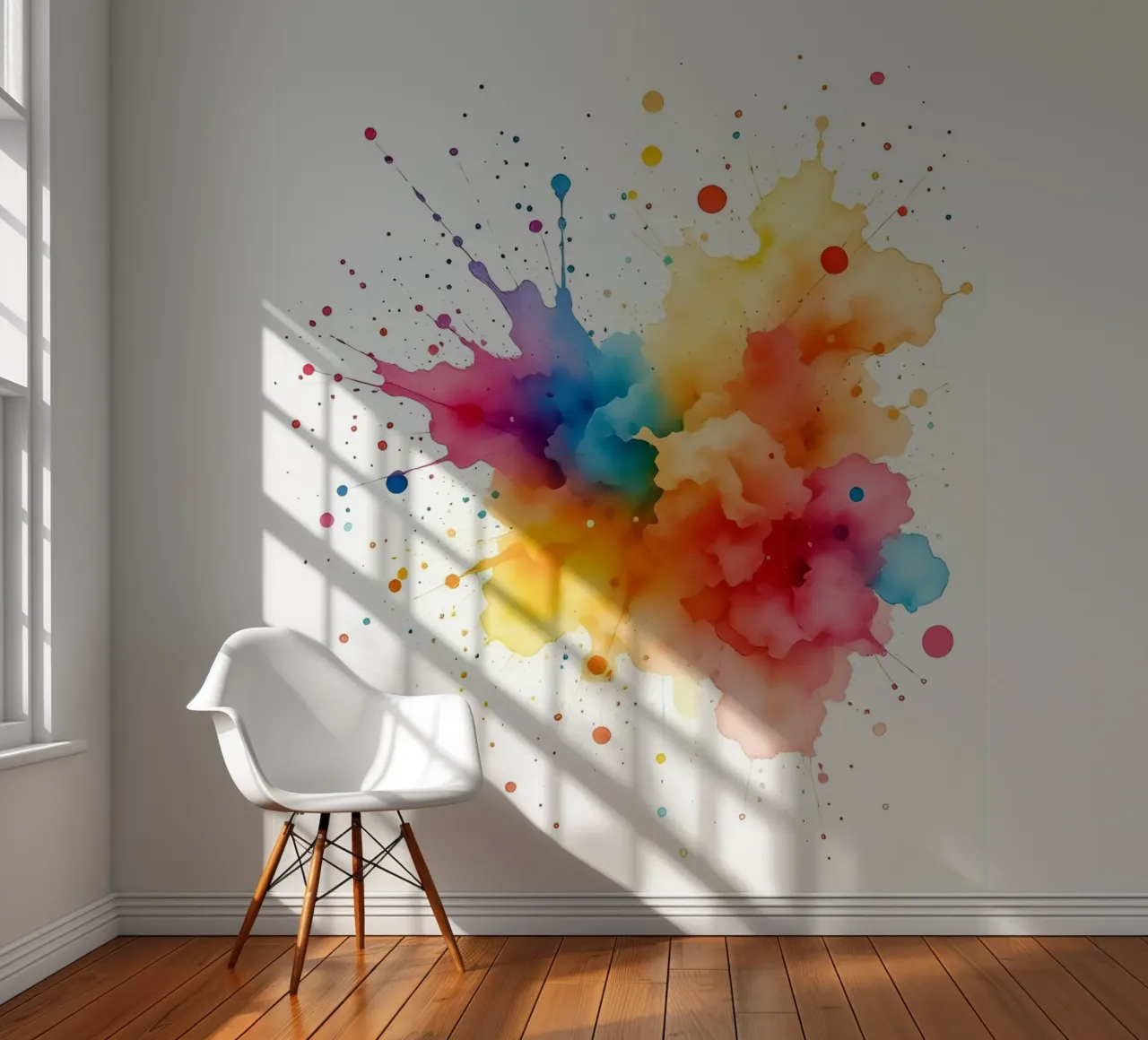 Farbklecks_StilA_3 Fototapete von Farb- und Blütenzauber by LK