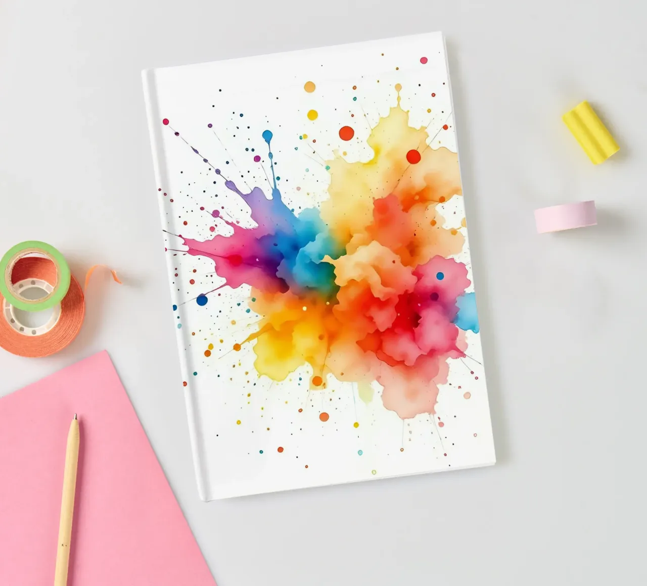 Colour blob_styleA_3 notebook by Farb- und Blütenzauber by LK