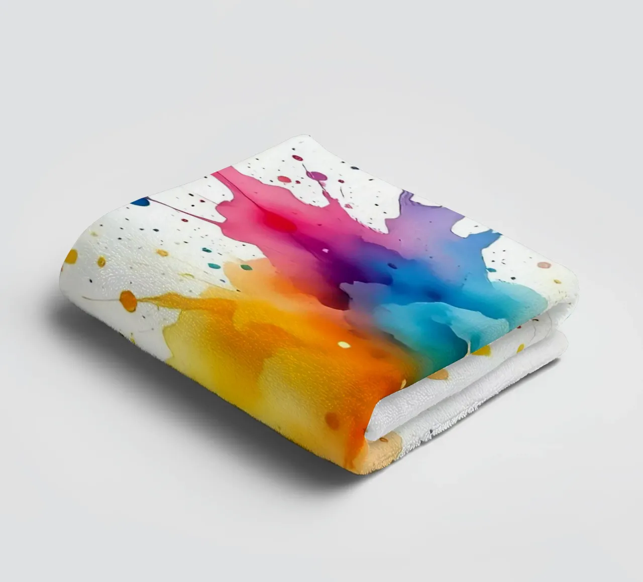 Tache de couleur_StilA_3 serviette de bain de Farb- und Blütenzauber by LK