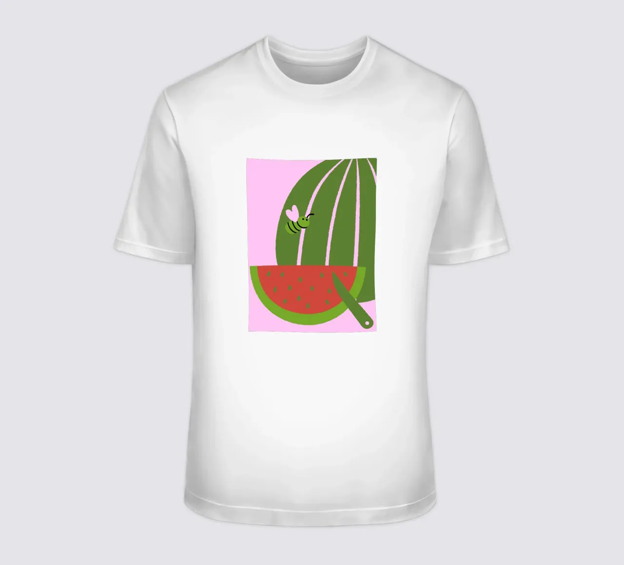 Anguria e api t-shirt da TRENDY POSTER SHOP