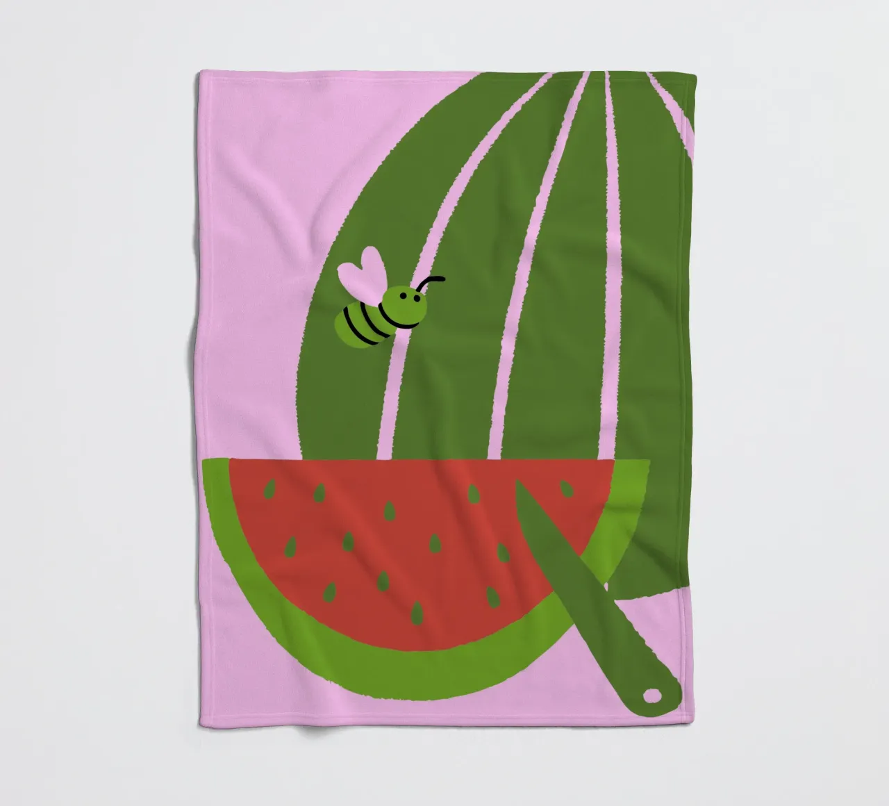 Anguria e api coperta in pile da TRENDY POSTER SHOP