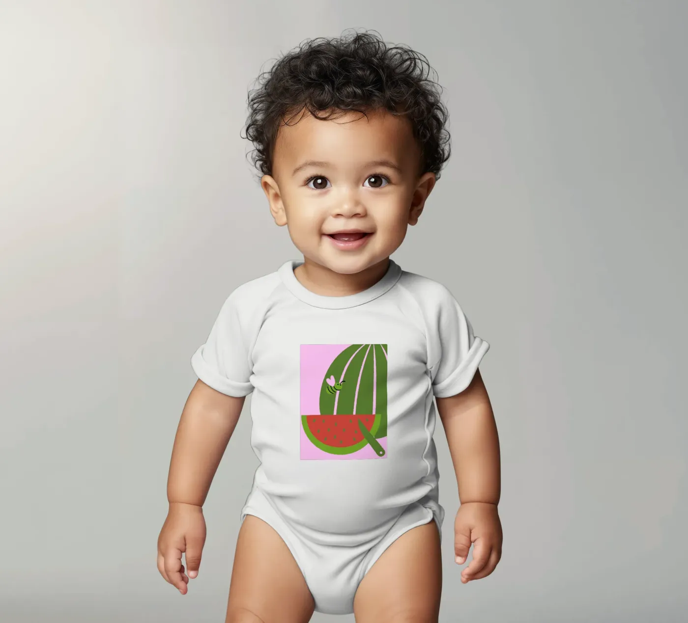 Anguria e api body neonato maniche corte da TRENDY POSTER SHOP