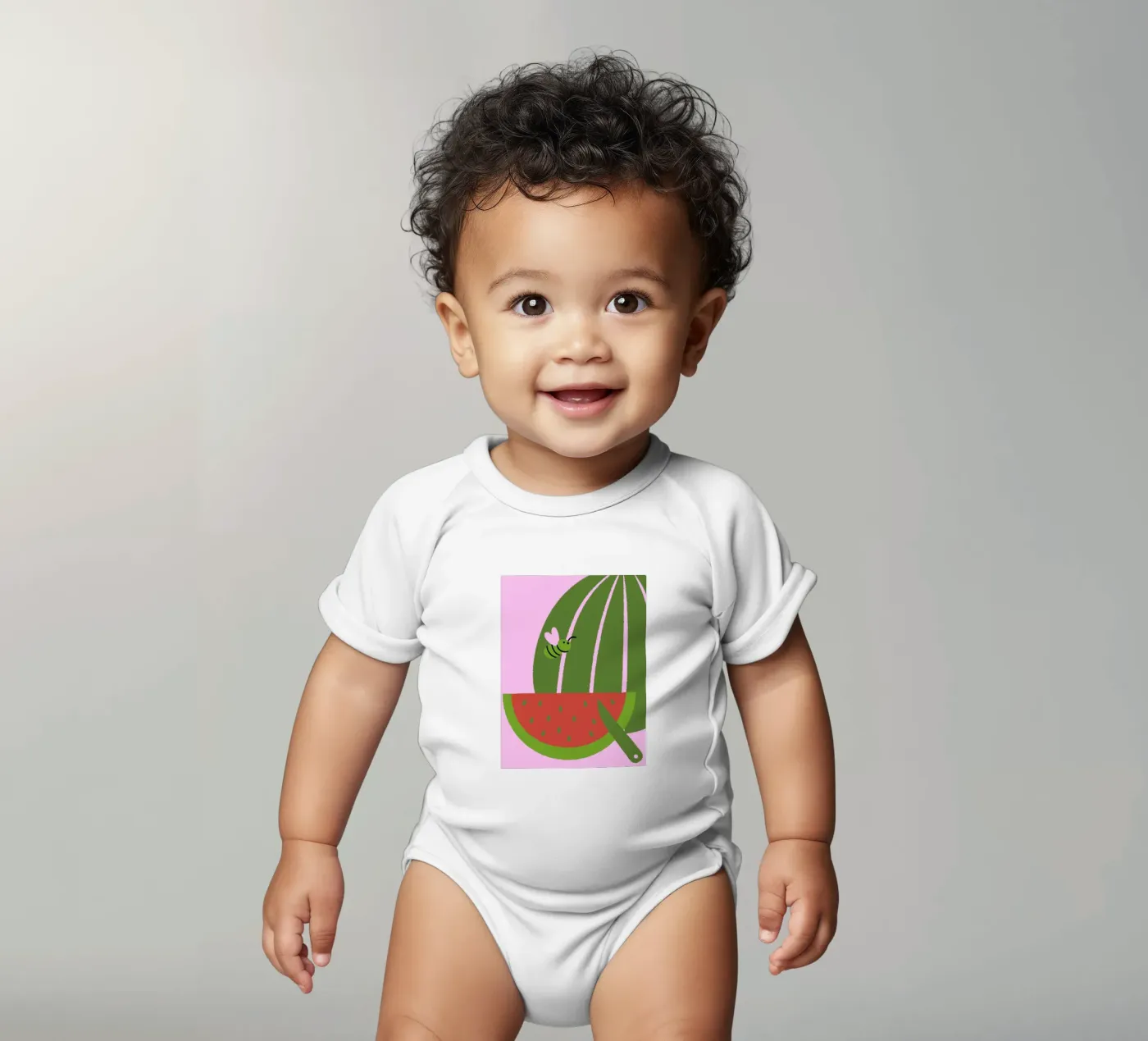 Anguria e api body neonato maniche corte da TRENDY POSTER SHOP