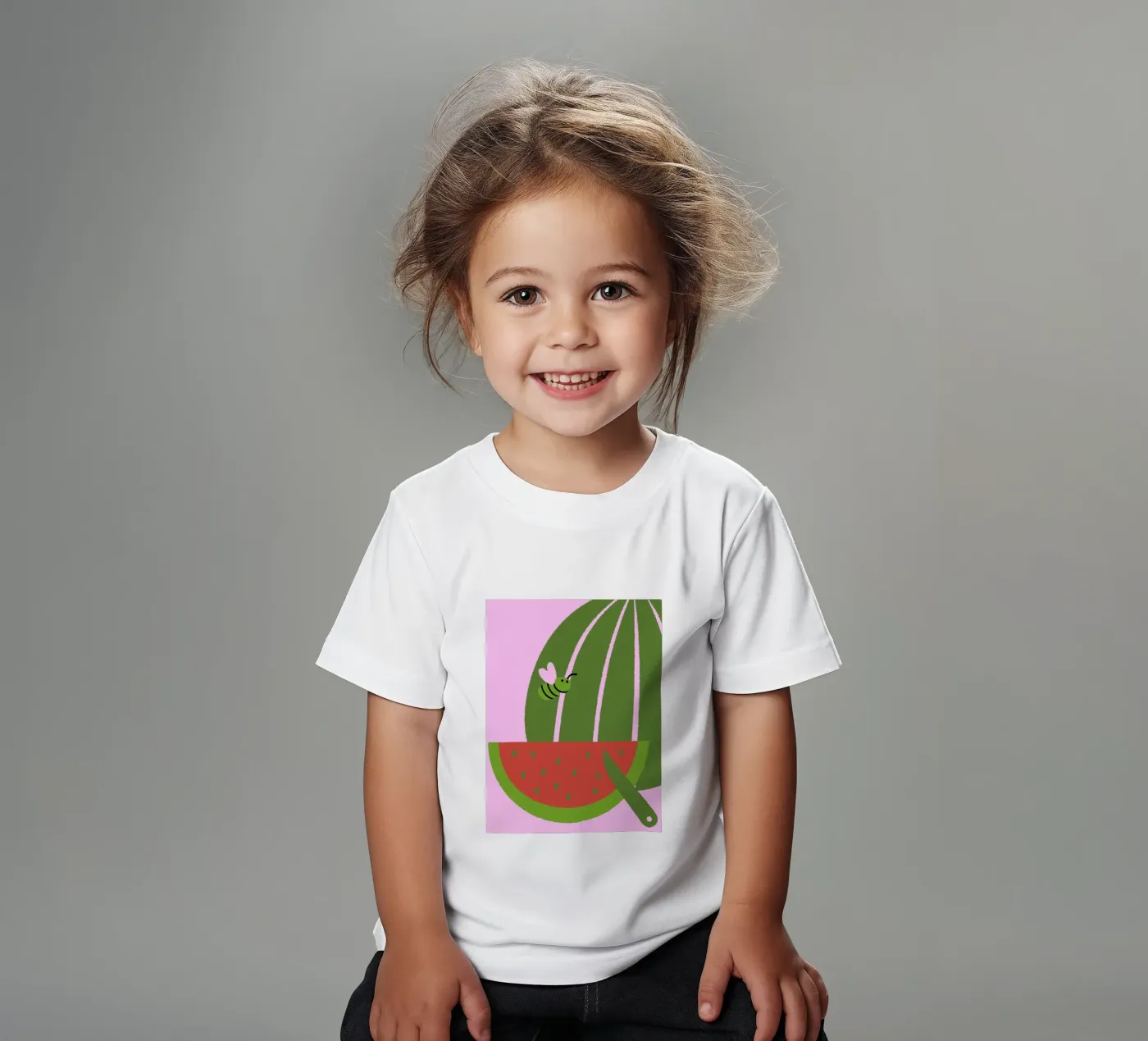 Watermelon and Bees t-shirt enfant de TRENDY POSTER SHOP
