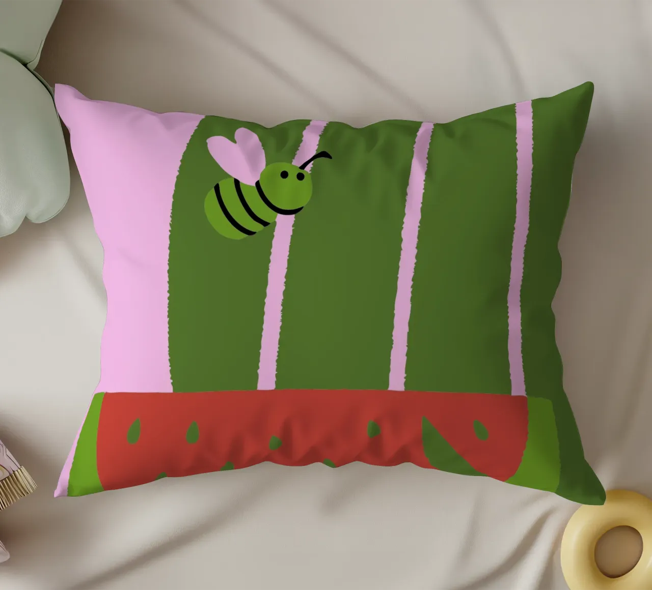 Anguria e api cuscino da TRENDY POSTER SHOP