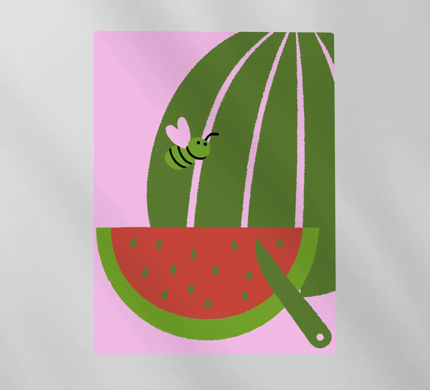 Watermelon and Bees pellicola backlit da TRENDY POSTER SHOP