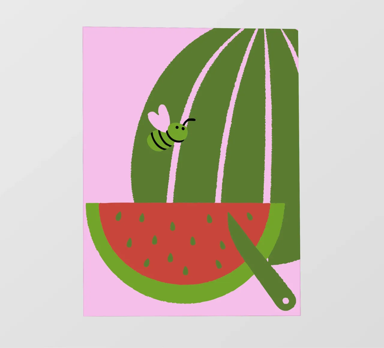 Anguria e api telo in pvc da TRENDY POSTER SHOP