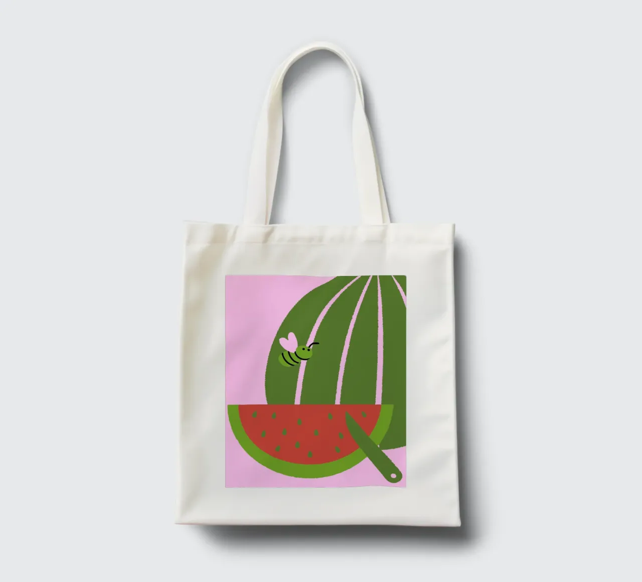 Anguria e api borsa in juta da TRENDY POSTER SHOP