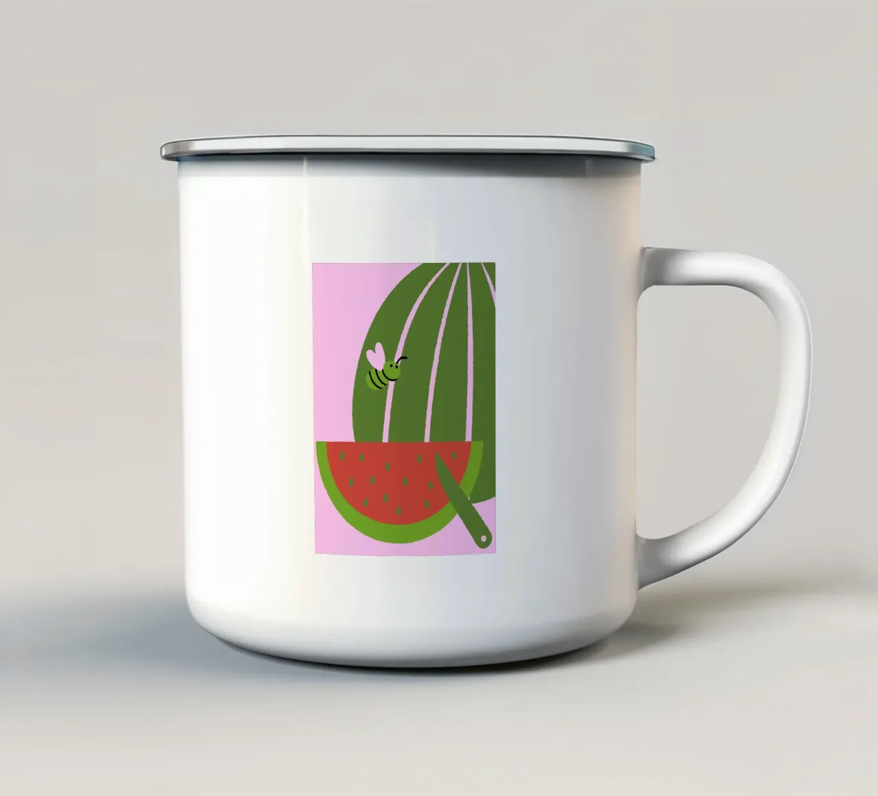 Anguria e api tazza in smalto da TRENDY POSTER SHOP