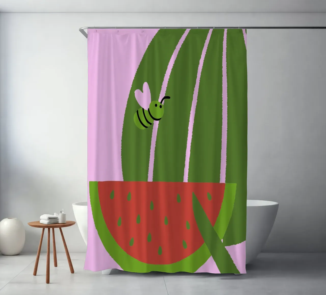 Anguria e api tenda da doccia da TRENDY POSTER SHOP