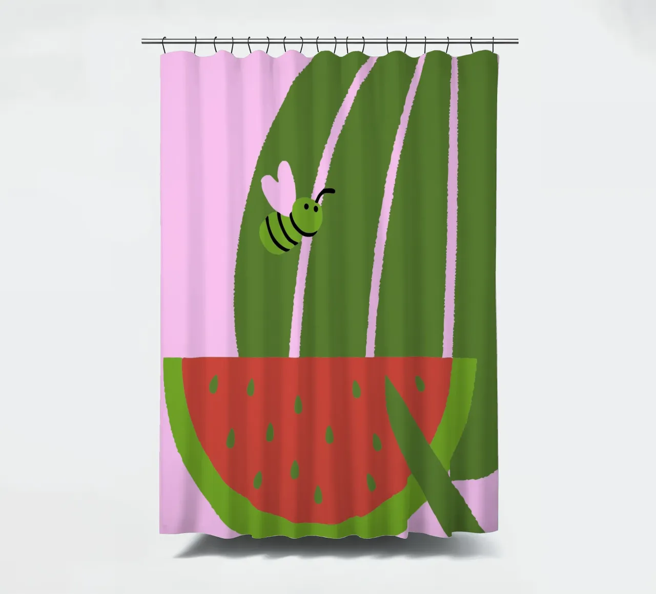 Anguria e api tenda da doccia da TRENDY POSTER SHOP