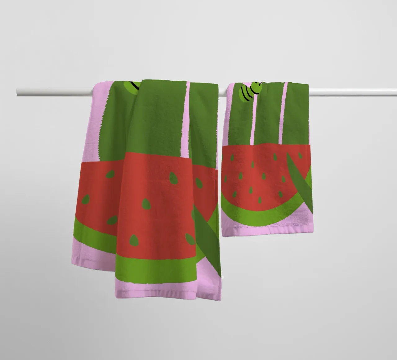 Anguria e api asciugamano da bagno da TRENDY POSTER SHOP