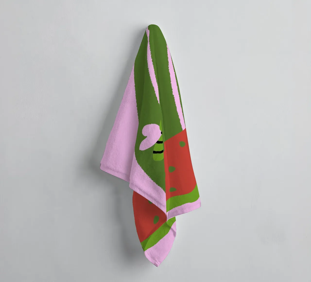 Anguria e api asciugamano da bagno da TRENDY POSTER SHOP