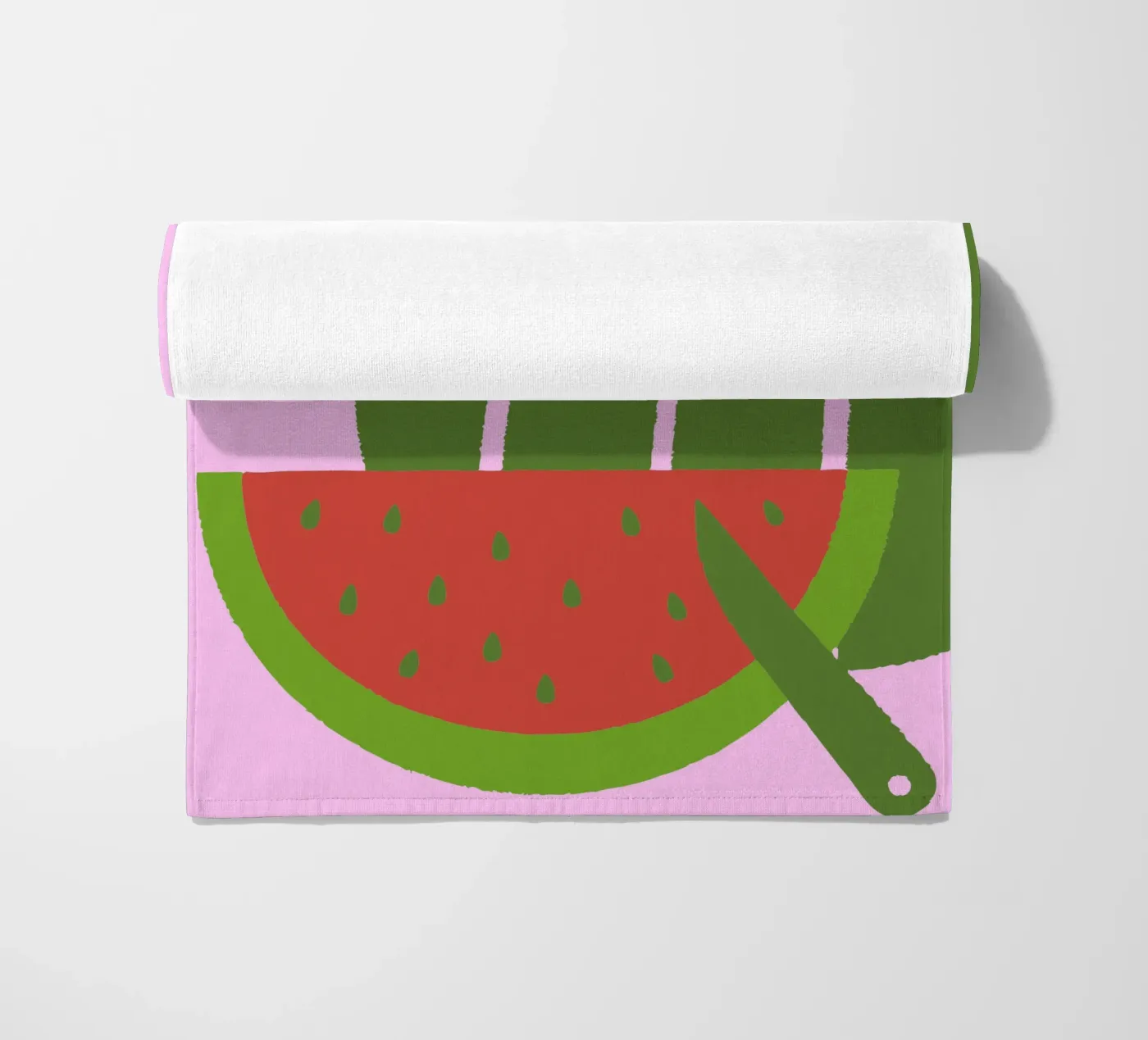 Watermelon and Bees beach towel by TRENDY POSTER SHOP