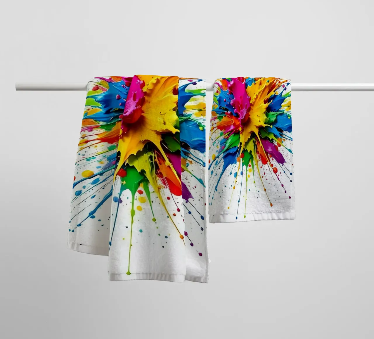 Tache de couleur_StilB_1 serviette de bain de Farb- und Blütenzauber by LK