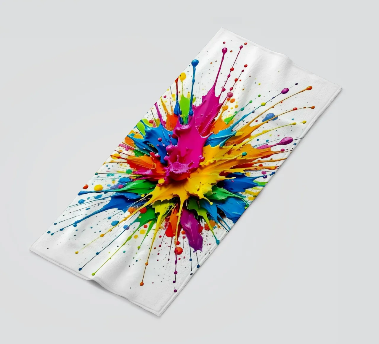 Tache de couleur_StilB_1 serviette de plage de Farb- und Blütenzauber by LK