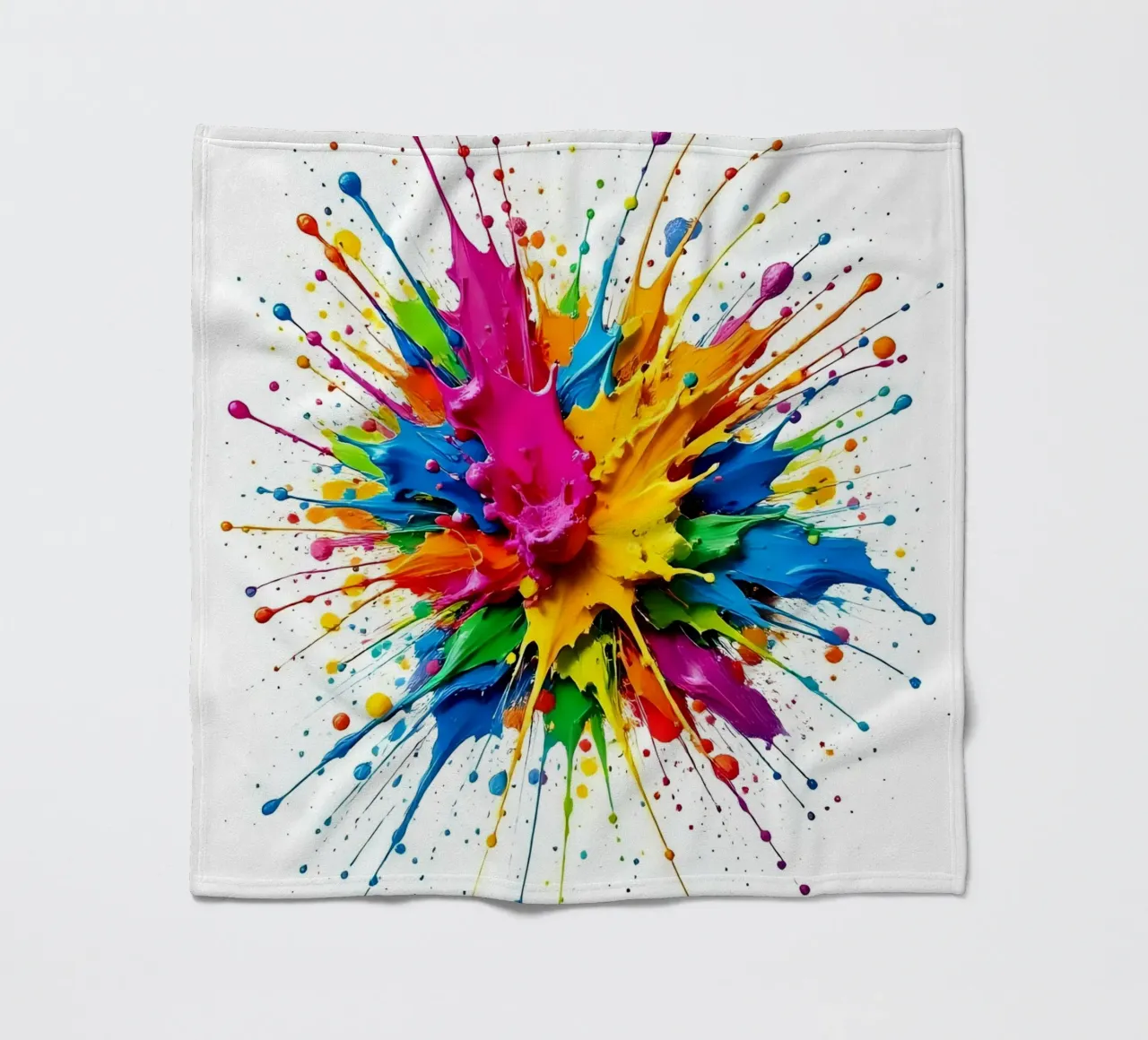 Tache de couleur_StilB_1 plaid polaire de Farb- und Blütenzauber by LK
