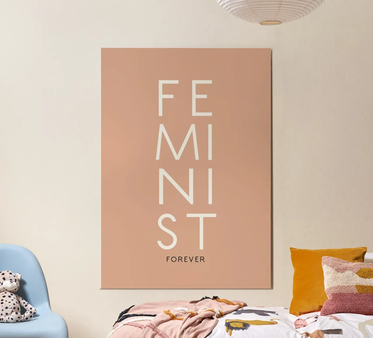 Feminist forever alluminio dibond da maramirage