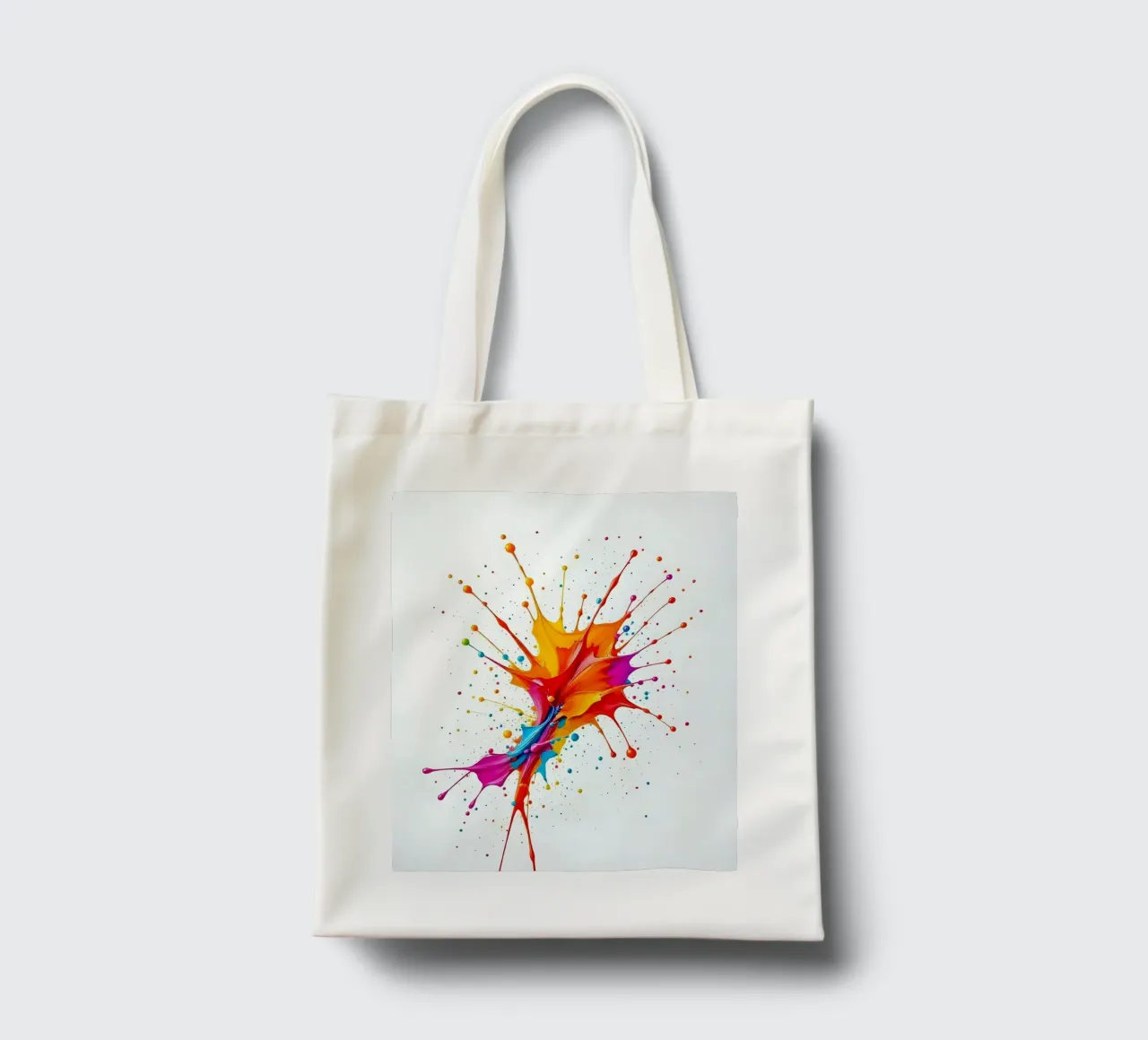 Colore blob_StyleB_2 borsa in juta da Farb- und Blütenzauber by LK