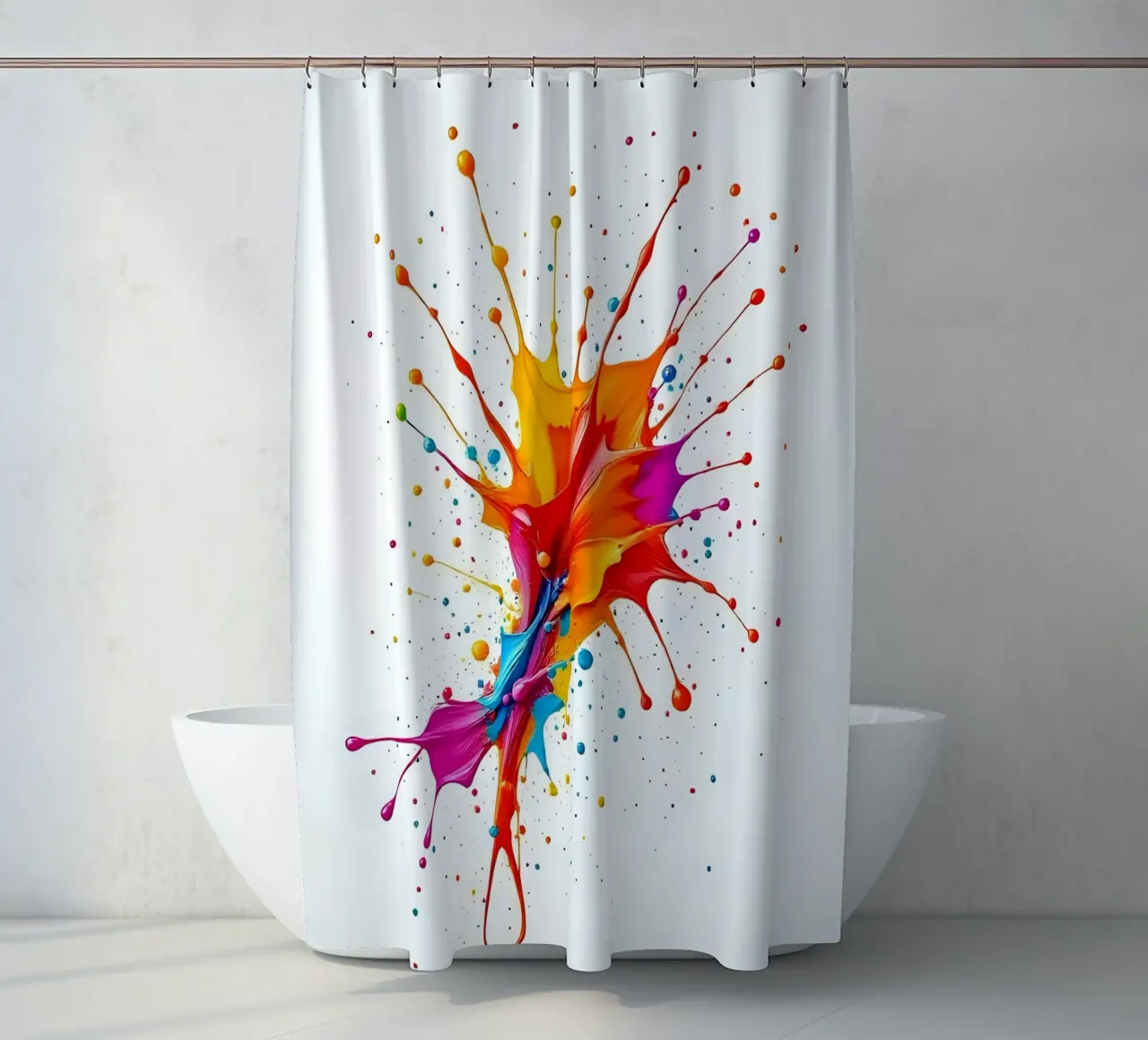 Colore blob_StyleB_2 tenda da doccia da Farb- und Blütenzauber by LK