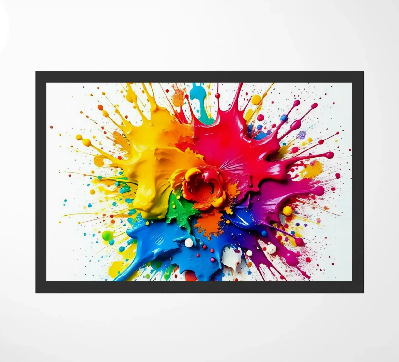 Tache de couleur_StilB_3 paillasson de Farb- und Blütenzauber by LK