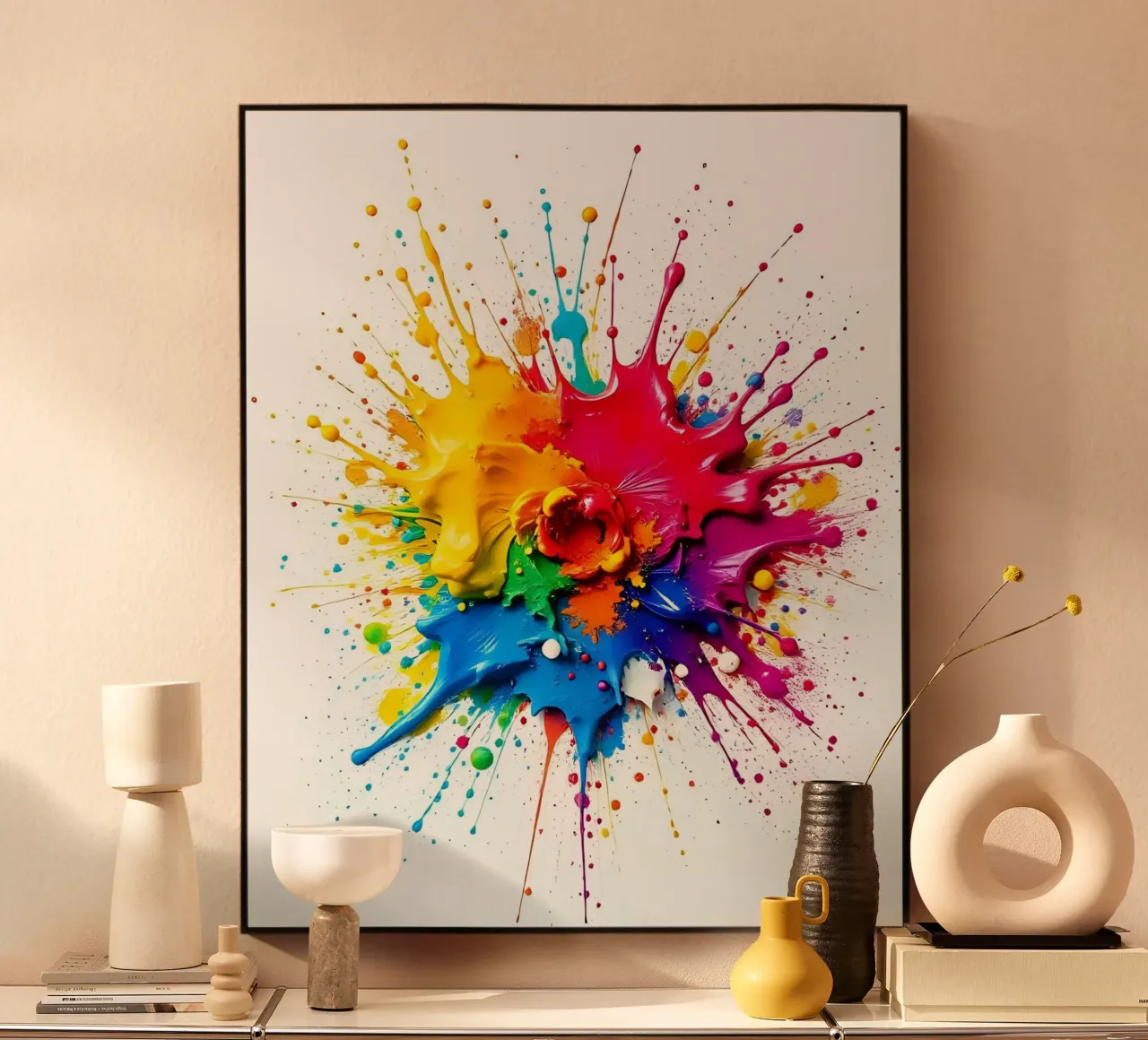Colour blob_StyleB_3 alu-dibond by Farb- und Blütenzauber by LK