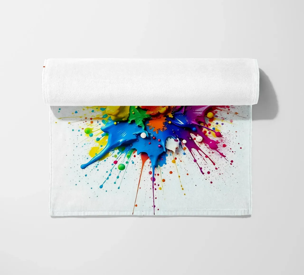 Colour blob_StyleB_3 beach towel by Farb- und Blütenzauber by LK