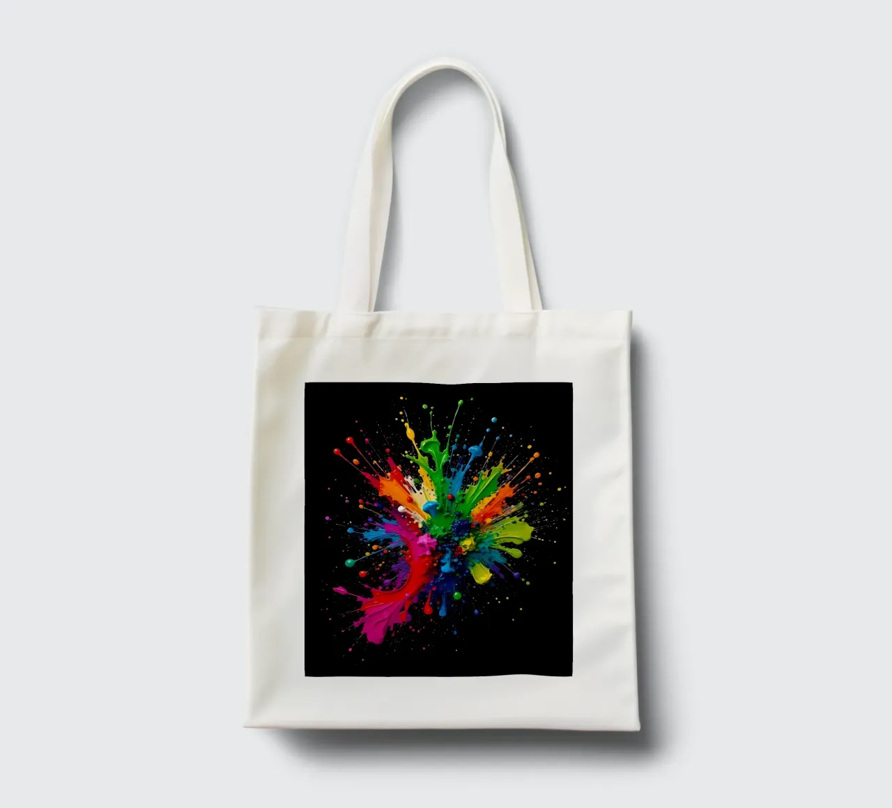 Colore Blob_StyleC_1 borsa in juta da Farb- und Blütenzauber by LK