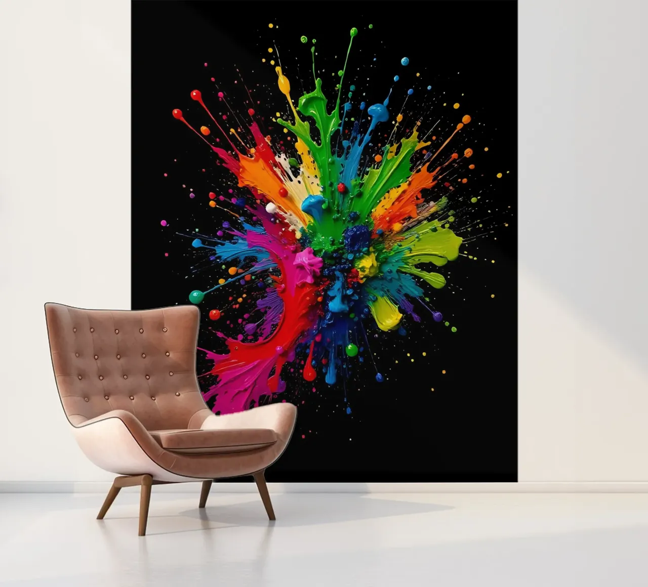 Color Blob_StyleC_1 papel para pared de Farb- und Blütenzauber by LK